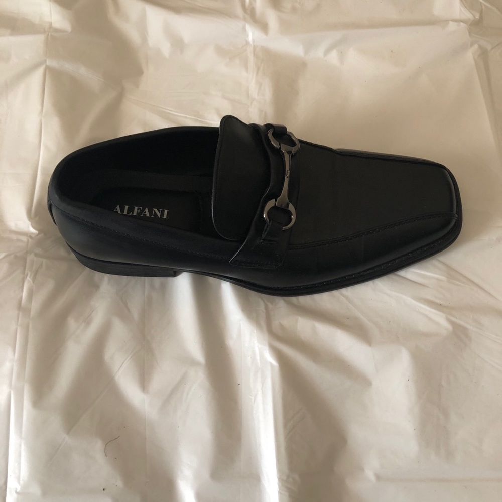 Alfani Walker Leather Slip On Loafer Dress Shoes - Picture 9 of 11